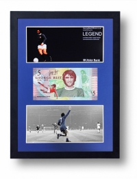Limited Edition GBP LEGAL TENDER George Best £5 Note